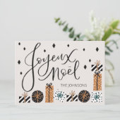 Prettige kerstkaart voor plat gebruik Kerstvakanti (Staand voorkant)