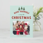 Prettige Kerstkaarten Kaart (Staand voorkant)