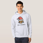 Prettige Kerstmis Bel Hoodie (Voorkant volledig)