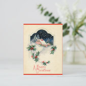  prettige kerstmis feestdagenkaart (Staand voorkant)