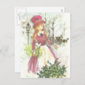  prettige kerstmis feestdagenkaart (Voorkant / Achterkant)