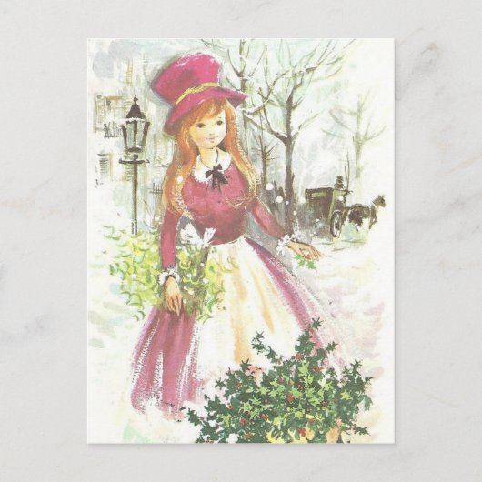  prettige kerstmis feestdagenkaart (Voorkant)