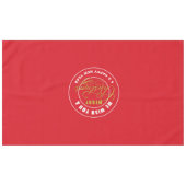 Prettige Kerstmis Gewenst Rood Tafelkleed (Voorkant (Horizontaal))