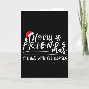 Prettige Kerstmis met vrienden Die met de beste ke Kaart