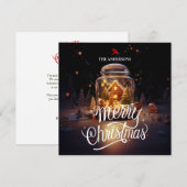 Prettige Kerstnacht vol Wonderen Kaart (Voorkant / Achterkant)