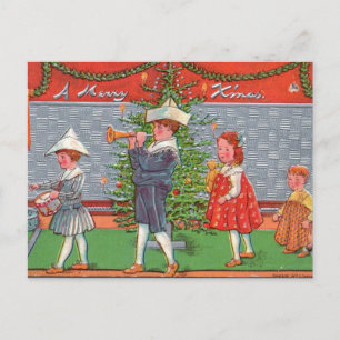 Prettige kerstparade briefkaart