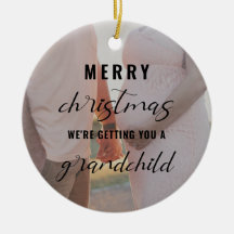 prettige kerstzwangerschap/baby-aankondiging foto