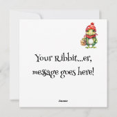 Prettige Kikker Kerst Kaart (Achterkant)