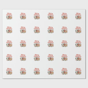 Prettige Kippkerstmis K kippenkerstmis Cadeaupapier