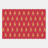 Prettige Korstmas - Pizza Kerstmis Inpakpapier Vel (Voorkant)