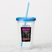 Prettige Krampus Acryl Drinkbeker (Achterkant)