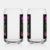 Prettige Krampus Blikvorm Glas (Links)