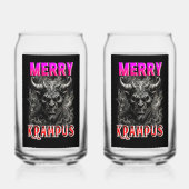 Prettige Krampus Blikvorm Glas (Achterkant)
