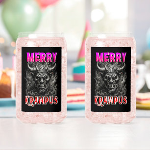 Prettige Krampus Blikvorm Glas
