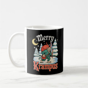 Prettige Krampus Folklore Kerstmis Horror Kerstmis Koffiemok
