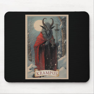 Prettige Krampus Kerstmis Xmas Horror Lelijke Trui Muismat