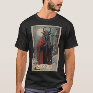 Prettige Krampus Kerstmis Xmas Horror Lelijke Trui T-shirt