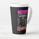 Prettige Krampus Latte Mok (Rechterhoek)