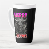 Prettige Krampus Latte Mok (Linkerhoek)