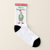 Prettige Kwakkis Kerstman Eend Sokken (Rechts - buiten)
