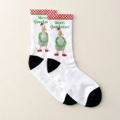 Prettige Kwakkis Kerstman Eend Sokken (Paar)