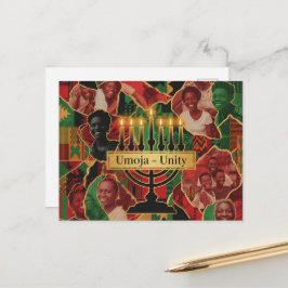 Prettige Kwanzaa Kinara Kerstkaart Briefkaart