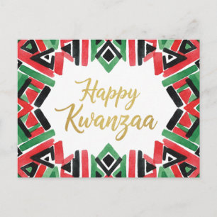 Prettige Kwanzaa Kinara Kerstkaart Briefkaart