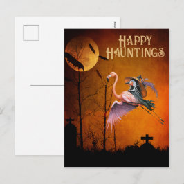 Prettige kwelgeesten grappige Halloween-groet Feestdagenkaart