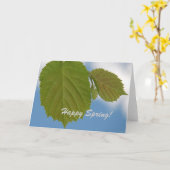 Prettige Lente Kaart (Gele Bloem)