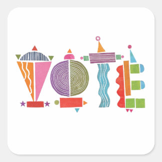 Prettige leuke GOTV / Stem sticker