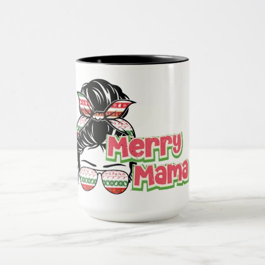 Prettige mama kerst mok (Midden)