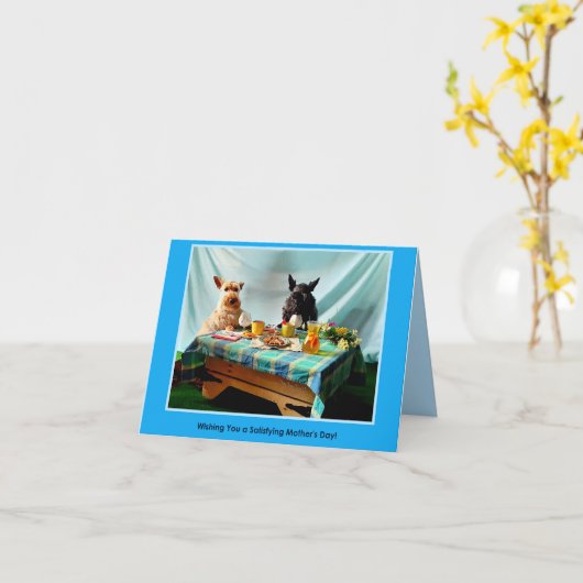 Prettige Moederdag Kaart (Gele Bloem)