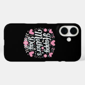 Prettige Moederdag Mooie Bloemen Moeder Oma Case-Mate iPhone Case (Achterkant (horizontaal))