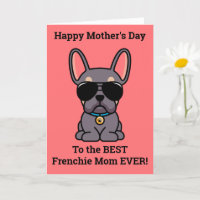 Prettige Moederdag van Dog Lilac Tan Frenchie