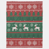 Prettige Momenten Kerstmis Fleece Deken (Voorkant)
