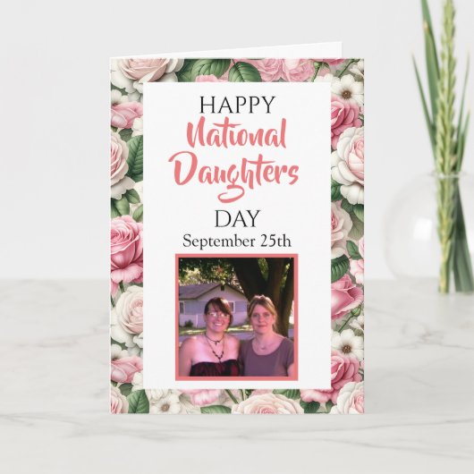 Prettige Nationale Dochters Dag Kaart (Voorkant)