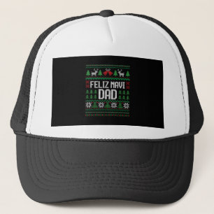 Prettige Navi Papa Grappige Lelijke Trui Kerstmis Trucker Pet