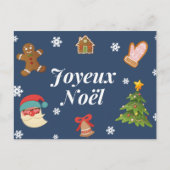 Prettige Noêl Postale Xmas Postcards Briefkaart (Voorkant)