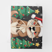 Prettige Ottermas Grappige Otter Dieren Kerstliefh Inpakpapier Vel (In situ)