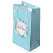 Prettige Paasbloemen en Eieren Klein Cadeauzakje (Achterkant Gekanteld)
