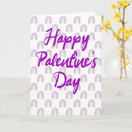 Prettige Palentijnsdag Kaart (Gele Bloem)