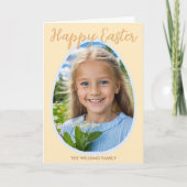 Prettige Pasen aangepaste foto Feestdagen Kaart (Voorkant)