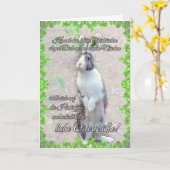 Prettige Pasengroeten voor je dierbaren! Kaart (Gele Bloem)