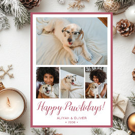Prettige Pawlidays 4 Foto  Feestdagenkaart