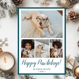 Prettige Pawlidays 4 Foto  Feestdagenkaart