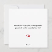 Prettige Pawlidays Dierentuin Vakantiewensen Feestdagenkaart (Achterkant)