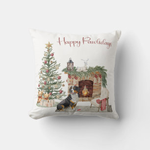 Prettige Pawlidays Hond Design- Bernese Berghond Kussen