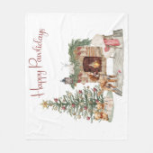 Prettige Pawlidays Hond Design- Brittany Spaniel Fleece Deken (Voorkant)