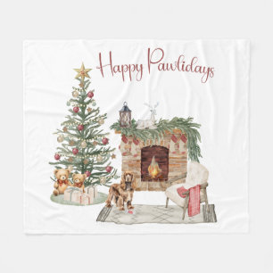 Prettige Pawlidays Hond Design- Cocker Spaniel Fleece Deken