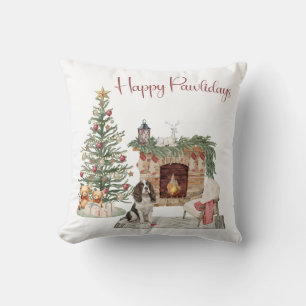 Prettige Pawlidays Hondenontwerp - Springer Spanie Kussen
